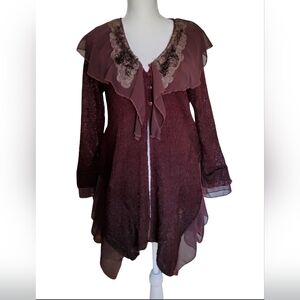 Pretty Angel Brown Cardigan Sweater